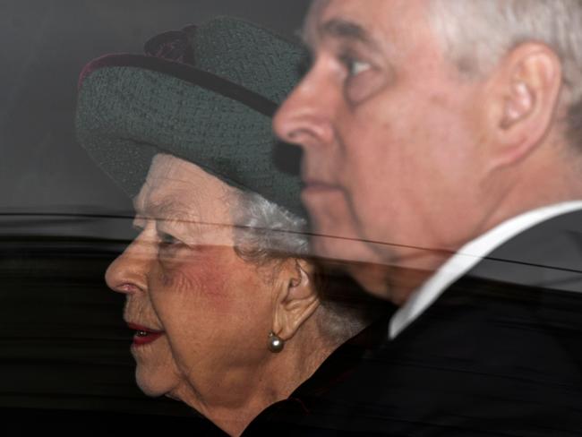 The Queen is still close to Prince Andrew. Picture: Getty