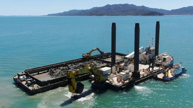 Dredging at the Port of Townsville has led to a spike in environmental incidents. Picture: Port of Townsville.