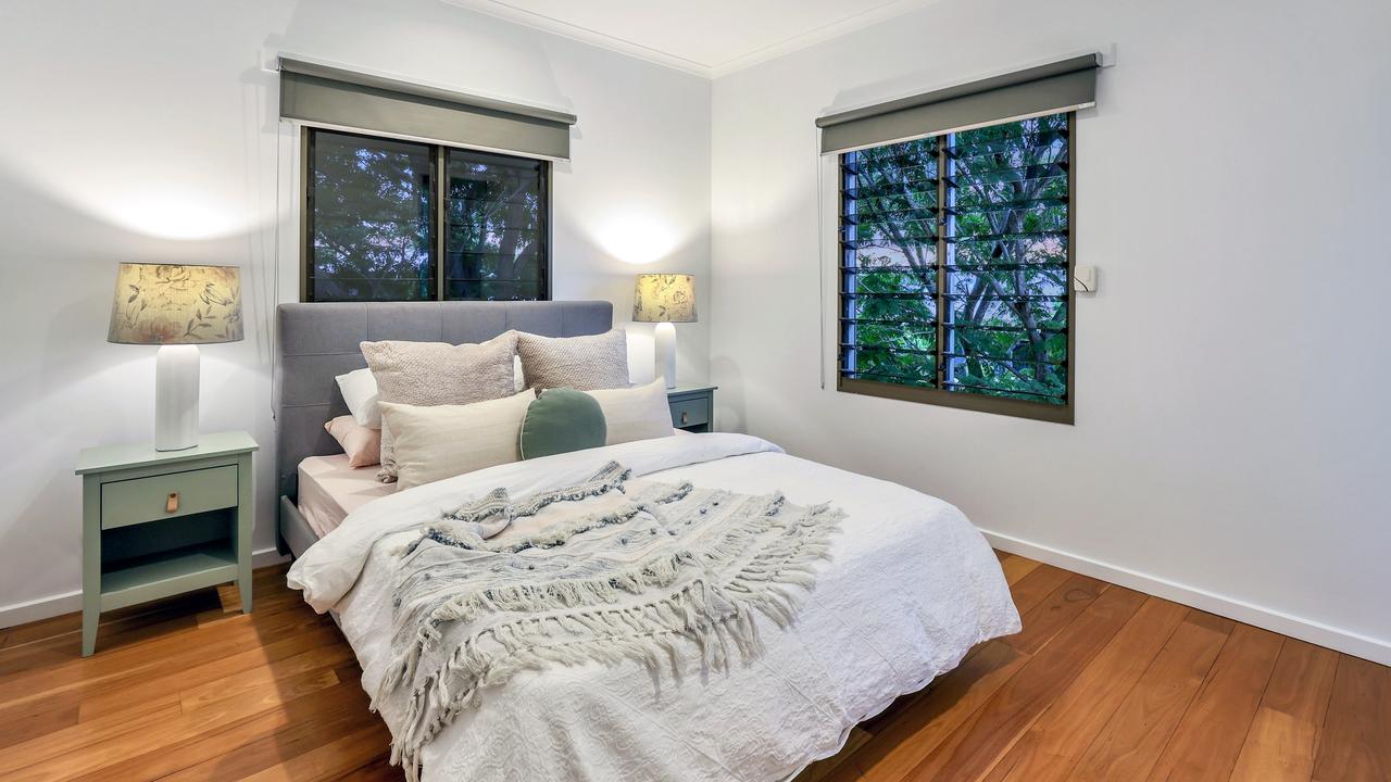One of the home’s five bedrooms. Picture: Supplied