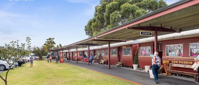 The Margate Train has many shops and eateries popular with tourists and locals. Images: Knight Frank/Supplied