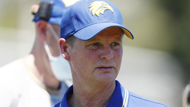 Michael Prior has stepped aside as West Coast Eagles coach. Picture: Dylan Burns/AFL Photos via Getty Images