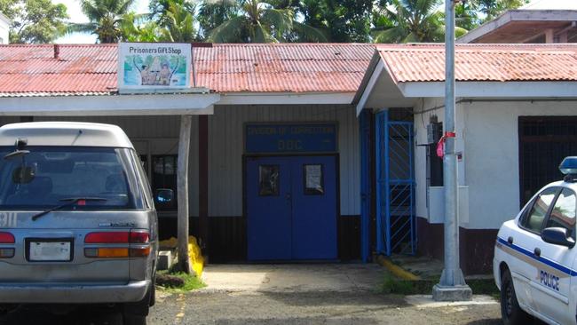 Ms Lines is in custody at Koror Jail in Palua awaiting extradition. Picture: Google Maps