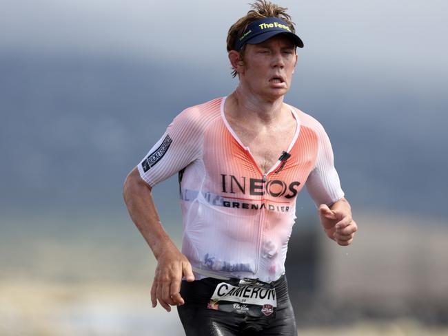 Cameron Wurf competing in the IRONMAN World Championship. (Photo by Ezra Shaw/Getty Images for IRONMAN)