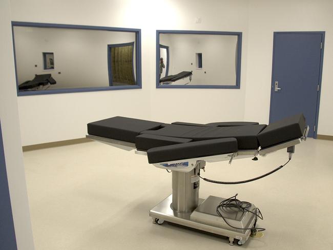 The execution chamber at Ely State Prison where the execution will take place.