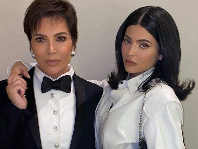 Kris Jenner and daughter Kylie Jenner.