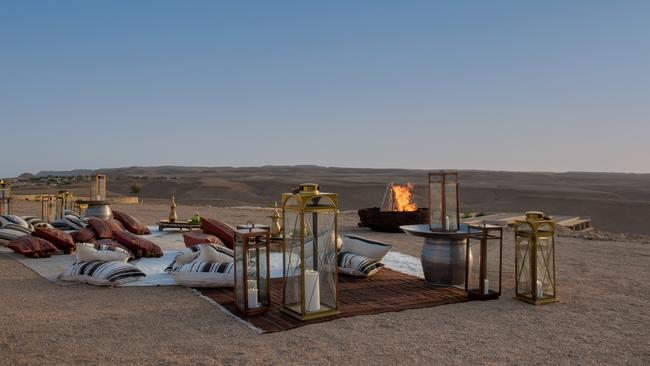 Sunset in the Negev Desert.