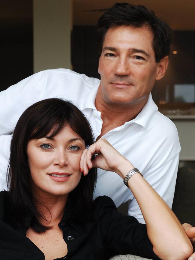 Lisa Oldfield with husband David, who fully supported her decision to have liposuction.