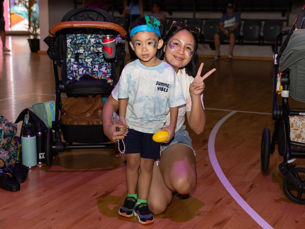 Gemmuel Bagol and Marcus Levi Bagol at the Festival of Us, held at the Marrara Indoor Stadium on Australia Day, January 26, 2025. Picture: Pema Tamang Pakhrin