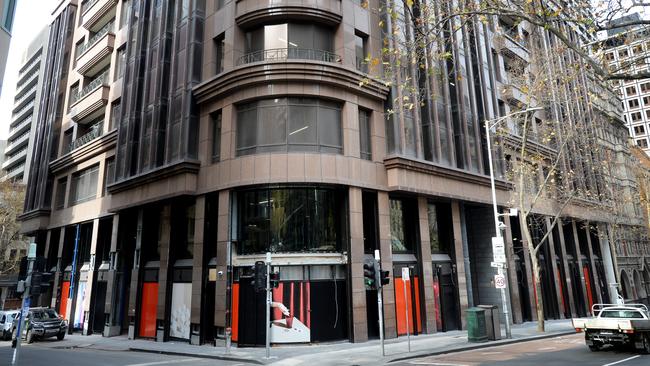 A CBD construction site at 100 Queen St has been listed as a Covid exposure site. Picture: Andrew Henshaw