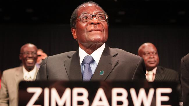 Mugabe at the High Level Segment of The United Nations Climate Change Conference in 2009.