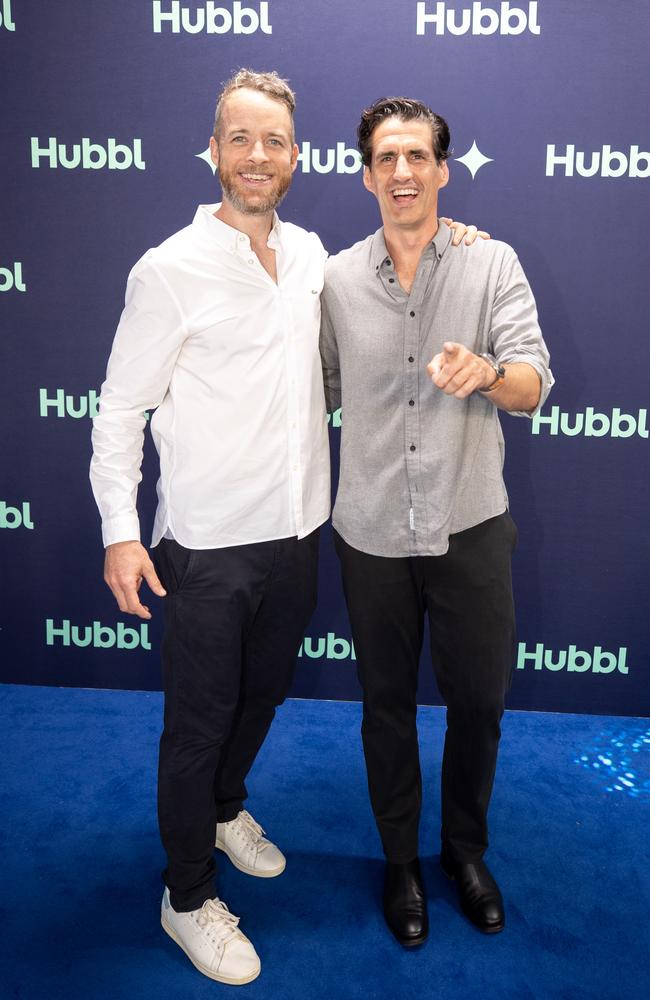 The duo walked the blue carpet at the event.