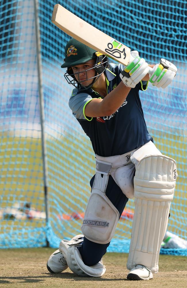 Sam Konstas travelled with the Australian team for the tour of Sri Lanka but did not play. Picture: Getty Images