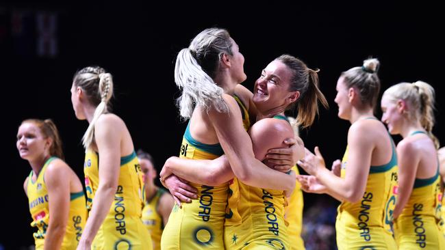 Diamonds players were meant to be told of their selection on Tuesday June 13, but Netball Australia are insisting they sign long term Collective Player Agreements before the team can be nominated. Picture: Getty Images.