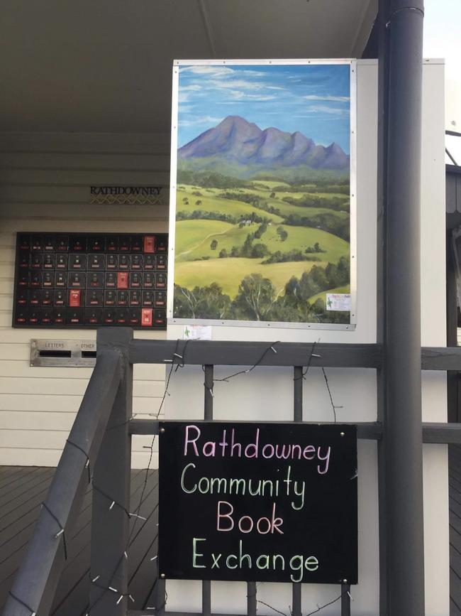 The post office has it's own community library. Photo: contributed.