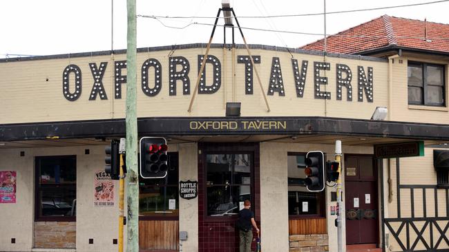 The Oxford Tavern in Petersham was declared a Covid hotspot after more than 40 people who attended a pub trivia night have tested positive for COVID-19. Picture: NCA NewsWire / Damian Shaw