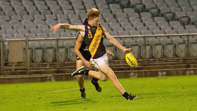 Seb Schreiber in action for Glenelg. Picture: Keith Football Club