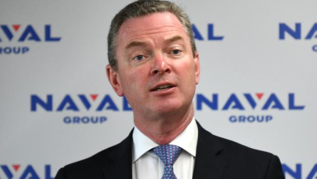 Minister for Defence Christopher Pyne. Picture: AAP