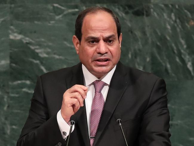 Abdel Fattah al-Sisi. Picture: Getty Images/AFP