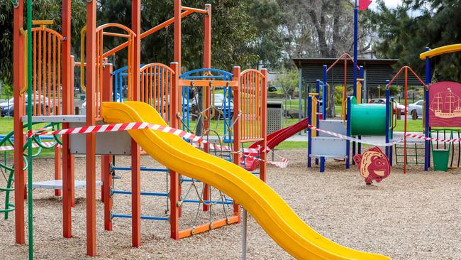 Police have slammed an order for officers to patrol playgrounds Picture: Tim Carrafa