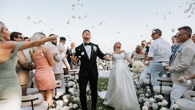 Katie and Josh's beautiful Bali wedding. Picture: Motion House Weddings