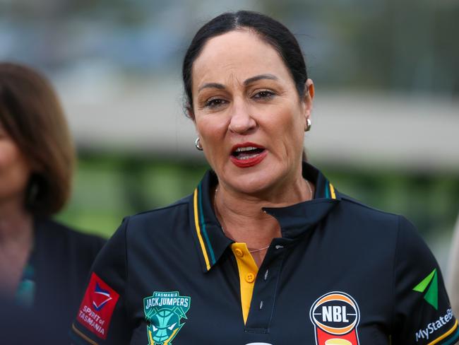 Tasmania JackJumpers CEO Christine Finnegan is keen for the club to have a WNBL team. Picture: Linda Higginson