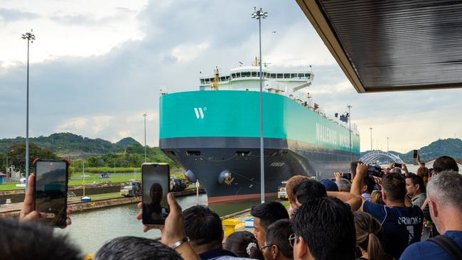The Panama Canal where ships and drugs pass through the region. Picture: Jason Edwards