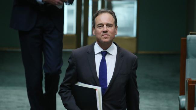 Health Minister Greg Hunt said a growing number of Australians had shown interest in using medicinal cannabis to treat the symptoms of a number of chronic conditions. Picture: Gary Ramage