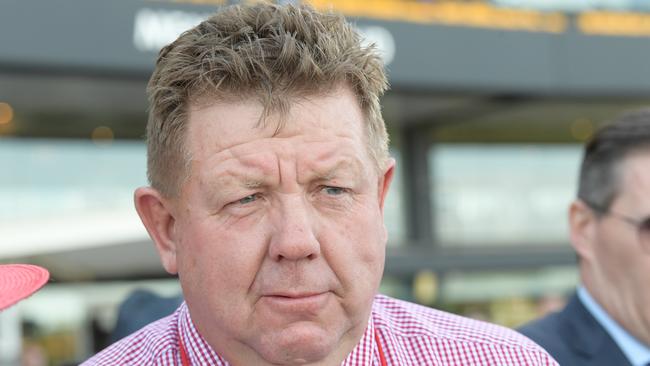 Trainer Brett Cavanough has a promising filly in Cresta Run who makes her debut at Muswellbrook. Picture: AAP Image