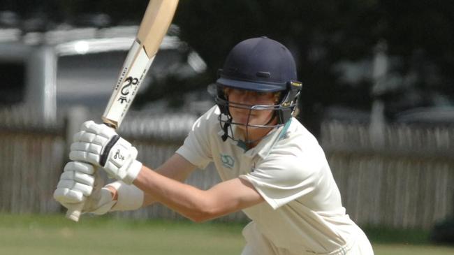 Ollie Peake in action for Geelong Grammar. Picture: Geelong Grammar Twitter.