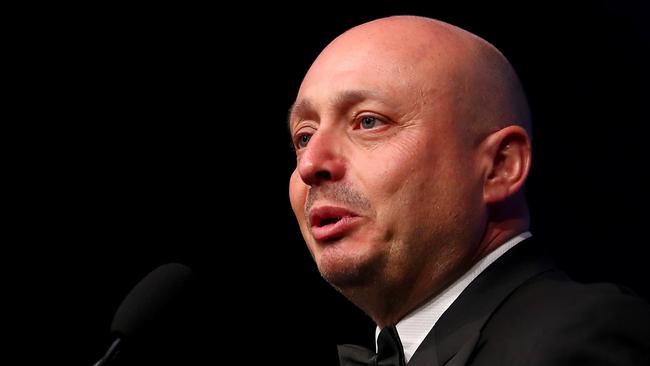 Larry Kestelman at the 2020 Andrew Gaze MVP and Awards Night at Crown Palladium on February 16 in Melbourne. Picture: KELLY DEFINA/GETTY IMAGES