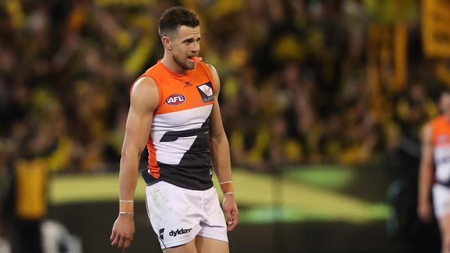 Former Tiger Brett Deledio after Richmond beat GWS in the preliminary final. Picture: Phil Hillyard