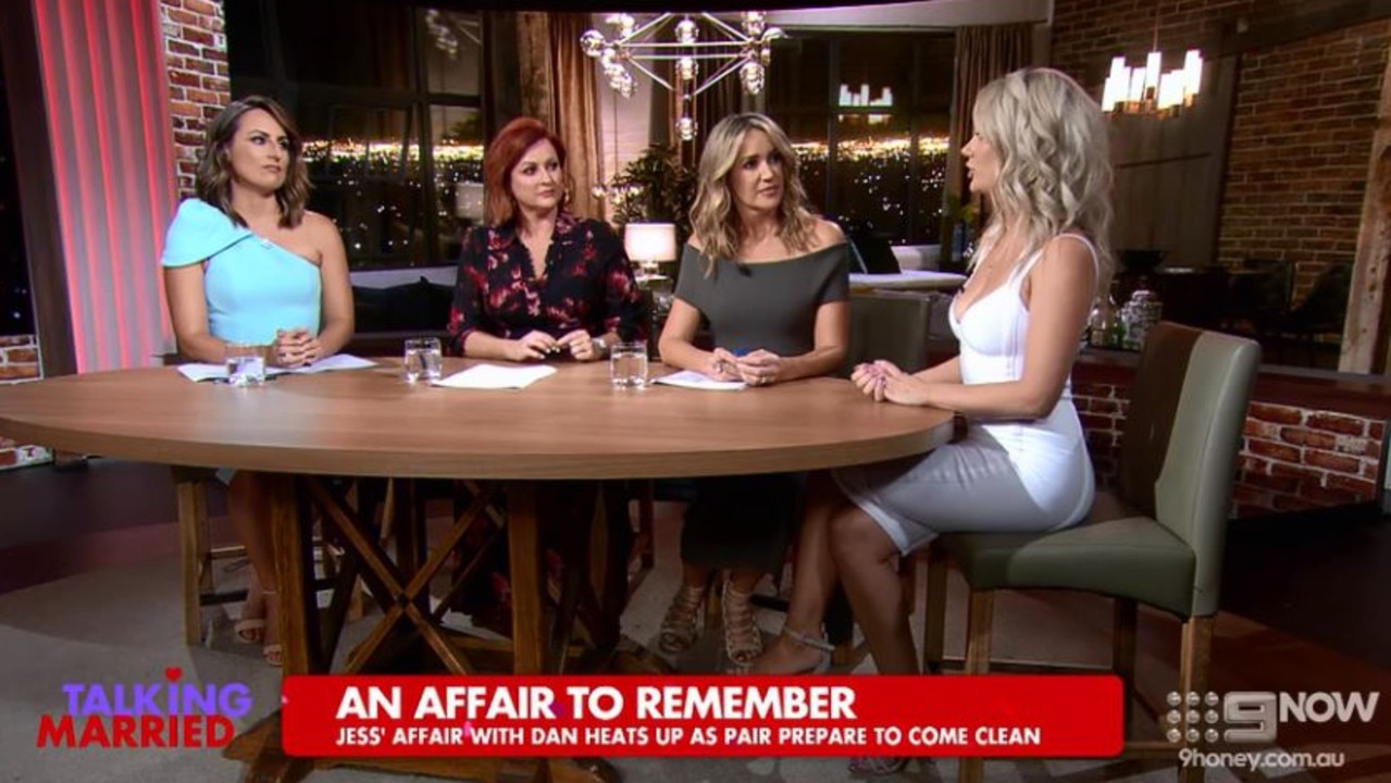 The Talking Married hosts didn’t seem too impressed by Jessika.