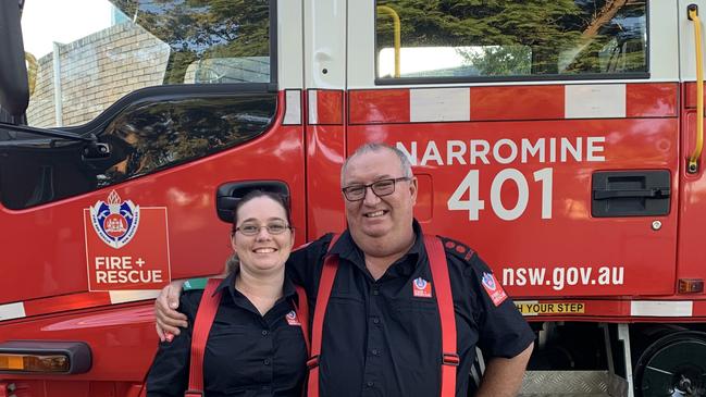 Skye and Ewen Jones at the Narromine Station 401.