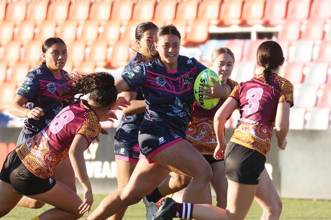 Schoolgirls Cup Mabel Park vs. St. James, Stones Corner. Picture: Liam Kidston