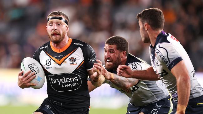 Wests Recruit Jackson Hastings impressed against the Storm. Picture: Mark Kolbe/Getty Images