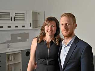 Husband and wife opening a family dental practice in Yamanto, called Serenity Dentistry. Teagan and Ben Cosson. Picture: Cordell Richardson