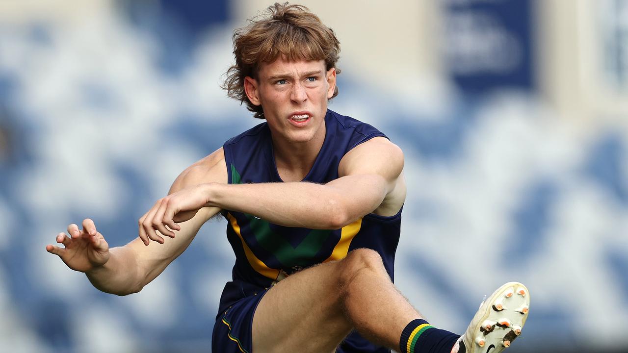 Matthew Johnson caught the eye for the NAB AFL Academy team on Saturday. Picture: Michael Klein