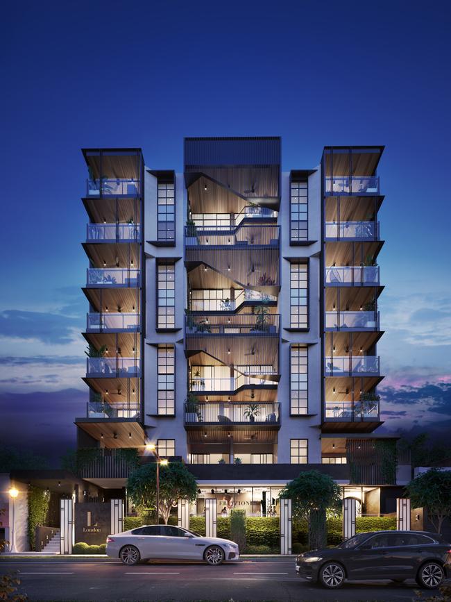 An artist’s impression of the London residences at West End.