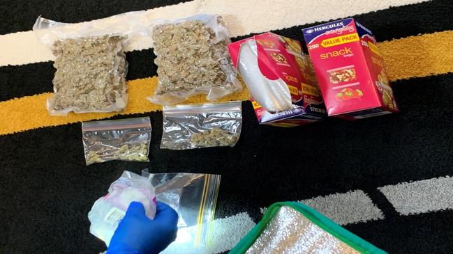 Drugs seized by Wynnum Police recently. Picture: Supplied