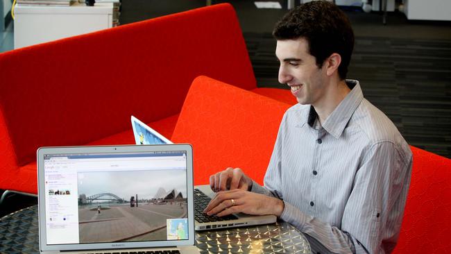 Google senior product manager Andrew Foster, who has been working on Google Maps since 2006, at Google's office in Pyrmont, Sydney.