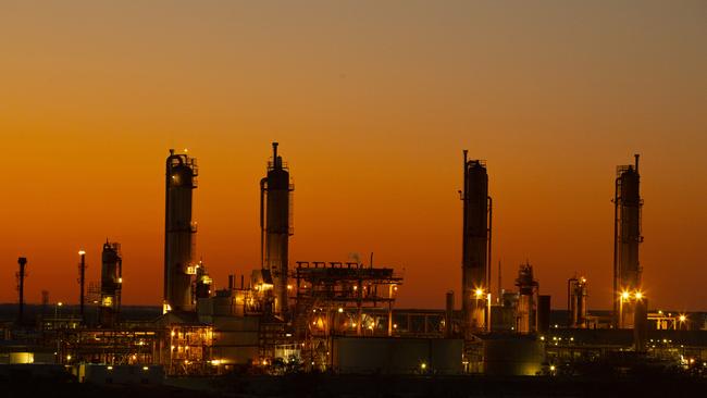 Santos’s Moomba gas plant in the Cooper Basin in SA’s Far North.