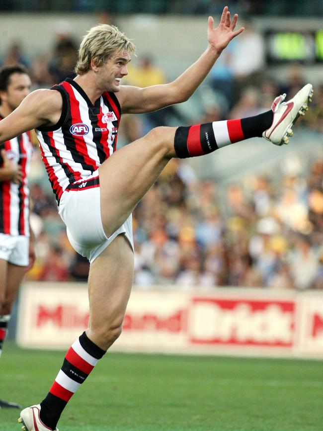 Watts felt he never achieved as he should have in footy, and was embarrassed.