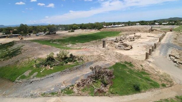 The current demolition site of the Kirwan Police Precinct. Picture: QPS