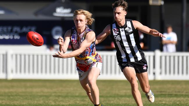 QAFL colts footy between Sherwood and Aspley. Saturday May 27, 2023. Picture, John Gass