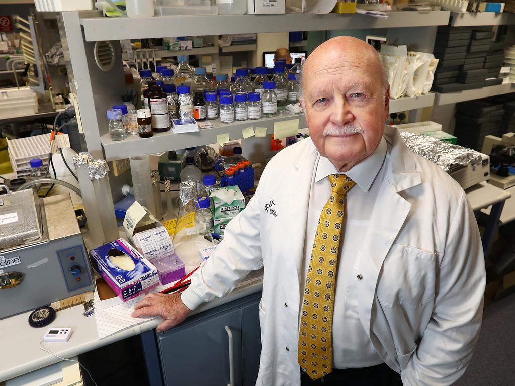 Professor John Shine is a world-renowned scientist and former chairman of biotechnology company CSL. Picture: John Feder/The Australian.