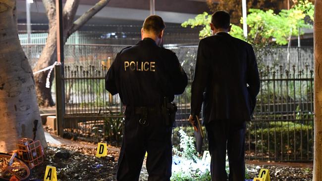 Two more teenagers have been arrested after a man was brutally stabbed in the face in Pyrmont last week. Picture: Gordon McComiskie