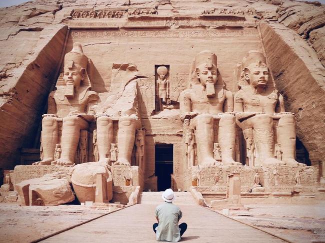 Abu Simbel, Egypt. Picture: Instagram/@temporarybystander