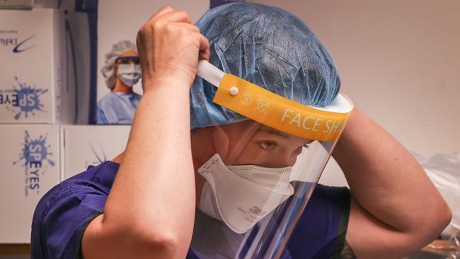 Head nurse of RMH's Covid ward Grace Carroll. Picture: David Caird