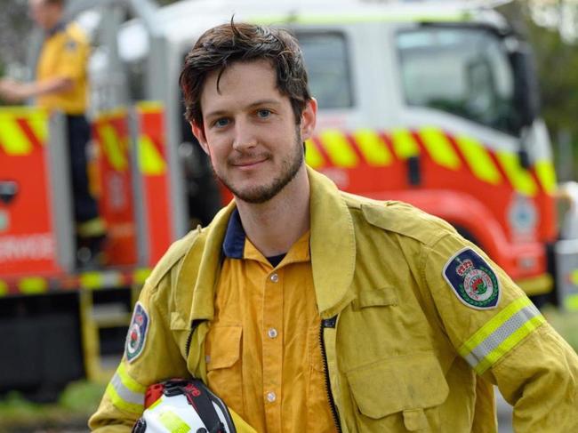 Former Liberal MP Rory Amon volunteered with the NSW Rural Fire Service Davidson brigade Picture: Supplied