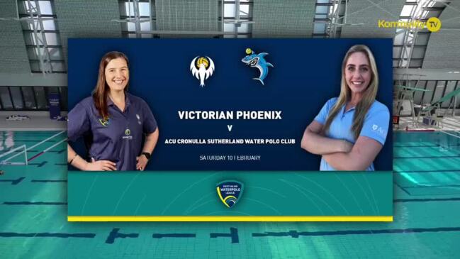 Replay: Victorian Phoenix v ACU Cronulla Sharks (Women)—Australian Water Polo League Week 2